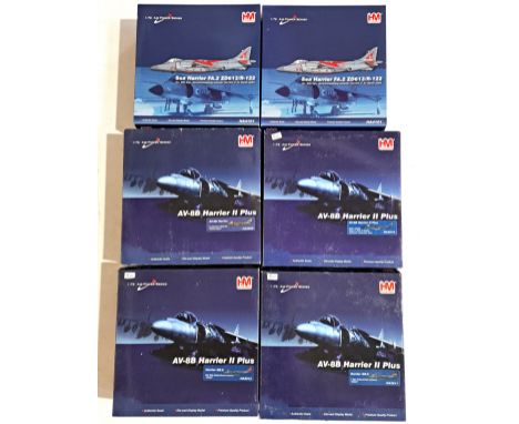 HM Hobby Master, a boxed 1/72 scale Military Aircraft&nbsp; "Harrier" group which includes HA2609, HA2611, HA2612, HA2616 alo