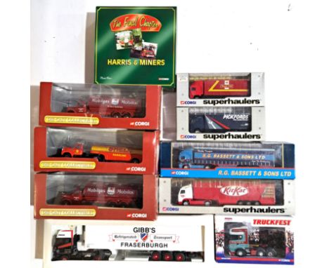 Corgi &amp; Eligor, a boxed Commercial group to include Eligor 1:43 scale Refrigerated Truck/Trailer "Gibb's", Corgi 59511 (S