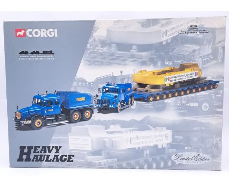 Corgi Heavy Haulage, a boxed 1:50 scale set 18002 "Pickfords". Conditions although not checked for completeness do appear gen