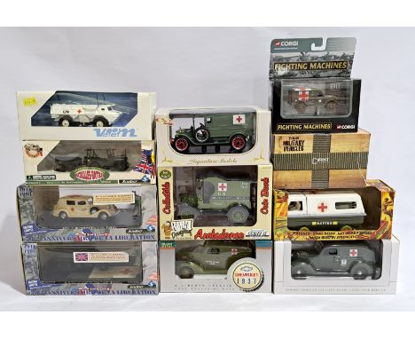 Solido, Corgi, Triang &amp; similar, a boxed Military&nbsp;group.&nbsp; Although unchecked for completeness condition general