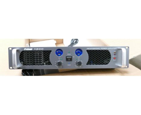 Boxed Prosound 1600 Power Amplifier: 