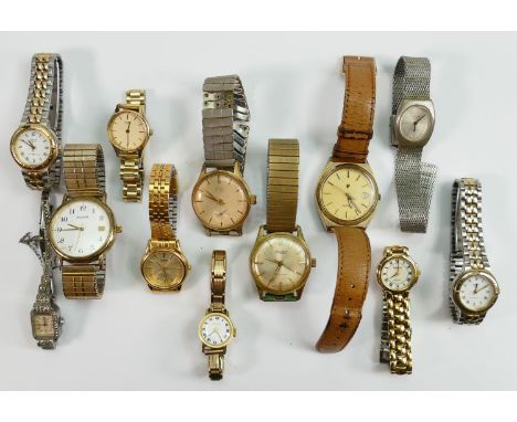 4 x gents and 8 x ladies watches: Gents includes Smiths Astral, Accurist Shockmaster &amp; 1 similar all ticking order, ladie