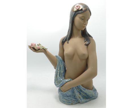 Nao Exotic Topless Lady Figure: height 37cm 