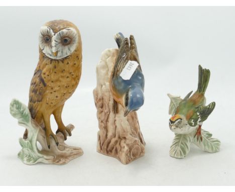 Three Goebel Figures of Birds: tallest 16cm(3) 