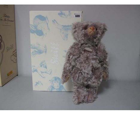 A Modern Steiff Jointed Teddy Bear #664205 British Collectors Teddy Bear Replica 1925, violet tipped, 36cm high, tags attache