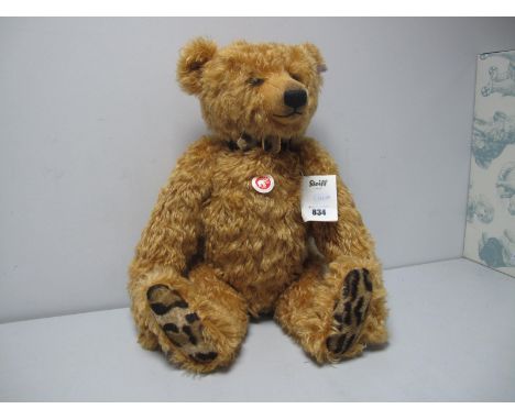 A Modern Steiff HO35173 "Growler" Desmond Bear, approximately 22" high, tags attached.