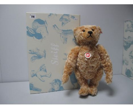 A Modern Steiff Jointed Teddy Bear #662218, Matthias The Nostalgia Teddy Bear, 40cm high, tags attached, certified No. 346. B