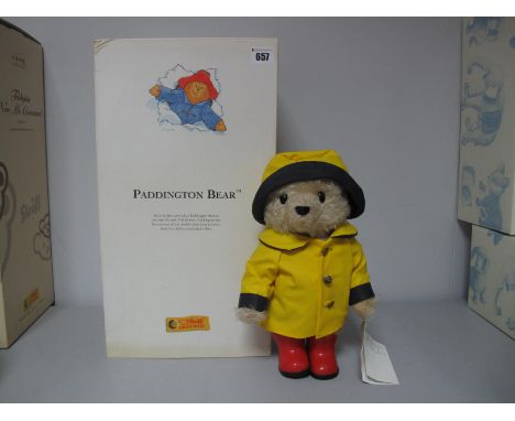 A Modern Steiff Paddington Bear #354311, 28cm high, No. 00575, tags attached.