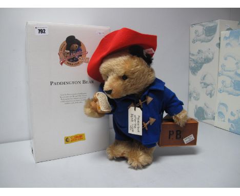 A Boxed Modern Steiff #354724 Paddington Bear, blond, 29cm high, tags attached, No. 01179.