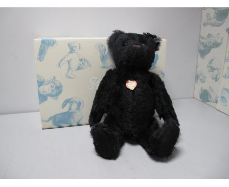 A Modern Steiff Jointed Teddy Bear #408366 1961 Replica Original Teddy, 43cm high, black, tags attached, certified No. 234, b