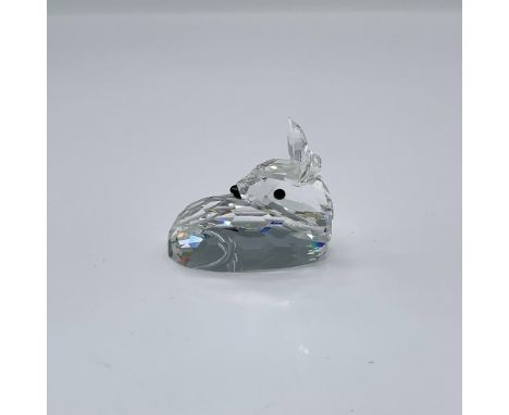 Part of the Woodland Friends collection. An adorable baby deer with black crystal eyes and nose. Swarovski marking on the und