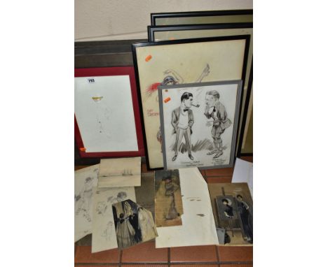 MONICA GUEVARA (ARGENTINIAN CONTEMPORARY) 'SIX WORKS ON PAPER', six framed limited edition prints published by the Erotic Pri