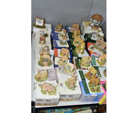 TWENTY EIGHT BOXED LILLIPUT LANE SCULPTURES, with deeds except where mentioned, comprising twenty three from Collectors Club/