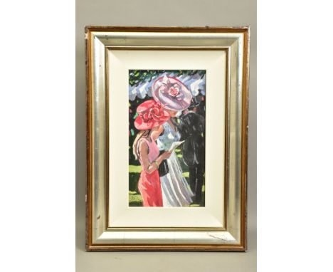 SHERREE VALENTINE DAINES (BRITISH 1959) 'SOCIETY LADIES', a signed limited edition print depicting female figures, 17/195 wit