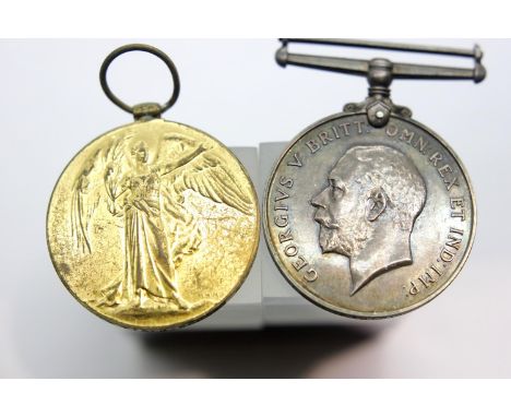 WWI medal pair to M-339529 Pte James Gorse ASC  P&amp;P Group 1 (£14+VAT for the first lot and £1+VAT for subsequent lots) 