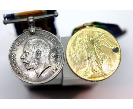 WWI medal pair to M-349662 Pte J Matthews ASC P&amp;P Group 1 (£14+VAT for the first lot and £1+VAT for subsequent lots) 