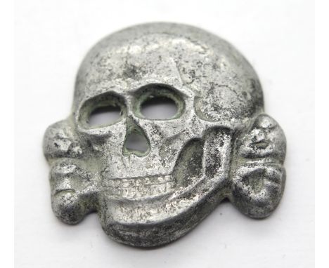 WWII type Waffen SS Toten Kopf cap skull RZM no. M1/24 P&amp;P Group 2 (£18+VAT for the first lot and £2+VAT for subsequent l