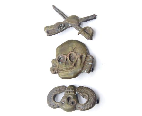 Three Vietnam War type ARVN Special Forces badges. P&amp;P Group 1 (£14+VAT for the first lot and £1+VAT for subsequent lots)