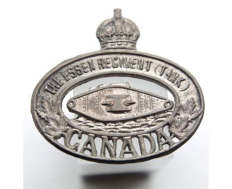 WWI style Canadian CEF 204th Battalion (Toronto Beavers) collar badges. P&amp;P Group 1 (£14+VAT for the first lot and £1+VAT