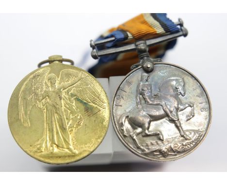 WWI medal pair to T- 416506 Dvr William A Boden ASC P&amp;P Group 1 (£14+VAT for the first lot and £1+VAT for subsequent lots