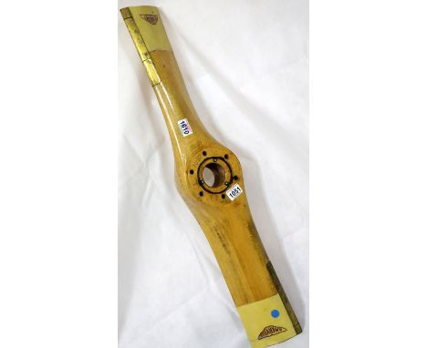 Wall display Propellor section removed from a vintage GY20 light aircraft. L: 86 cm. P&amp;P Group 3 (£25+VAT for the first l