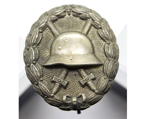 German Imperial WWI type silver wound badge. P&amp;P Group 1 (£14+VAT for the first lot and £1+VAT for subsequent lots) 