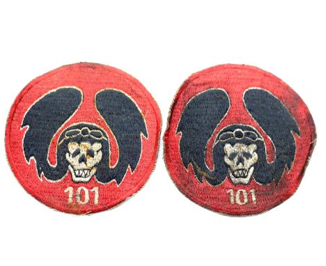 Arab Israeli War type pair of 101 Squadron Israeli Special Forces patches. P&amp;P Group 1 (£14+VAT for the first lot and £1+