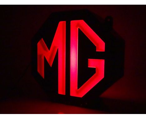 This is a rare opportunity of aquiring one, of only 10, faithful replicas of a sign issued by MG Motors to their dealerships 