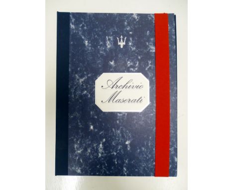 The seminal 1998-dated official 'faldone', first-edition numbered edition, containing accurately re-created blueprints, sketc