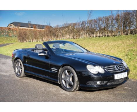 2002 MERCEDES SL500 AUTOMATIC BLACK HARD TOP CONVERTIBLE Registration no. C20 SPS Chassis no. WD2304752F014131 Engine no. 113