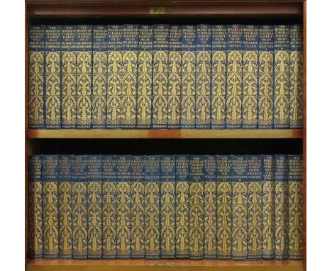 HARDY (Thomas) The Works of, in 37 volumes, 1919-1920, MacMillan & Co, London, The Mellstock Edition, the first volume signed