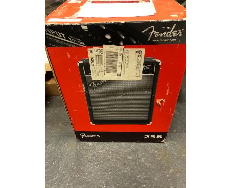 A VINTAGE FENDER AMPLIFIER (BOXED) TO BE SOLD IN SUPPORT OF LOCAL CHAIRTY