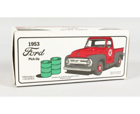 FIRST GEAR 1953 FORD PICK UP, 1.34 SCALE, TEXACO. RRP: £42.