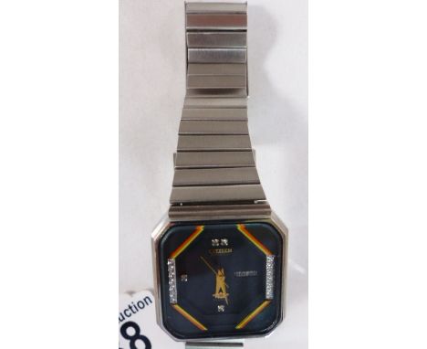 CITIZEN WRISTWATCH. Gents vintage Automatic 21 jewel Citizen stainless steel wristwatch
