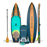 UNITS - BODY GLOVE PERFORMER 2024 11FT INFLATABLE PADDLE BOARD C/W PADDLE, AIR PUMP, & BAG - DEEP SE
