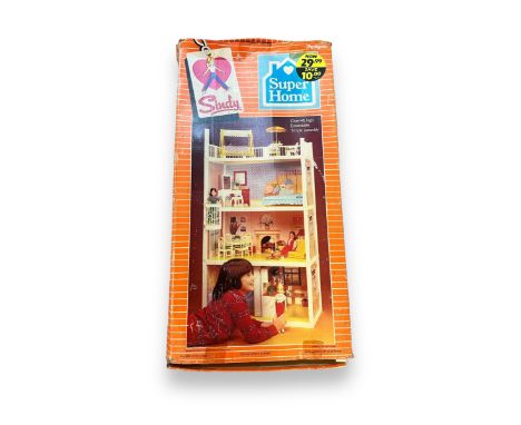 Pedigree Sindy Super Home No. 44430, part-assembled, generally excellent to good plus in good box. Would benefit from light c