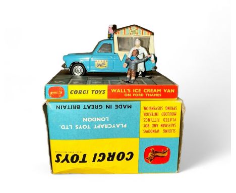 Corgi Wall's Ice Cream Ford Thames No. 447, generally excellent in good plus box (some crushing and small tear to one end) an