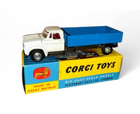 Corgi Dodge Kew Fargo Tipper No. 483, generally excellent to good plus in excellent (possibly reproduction) box, white cab &a