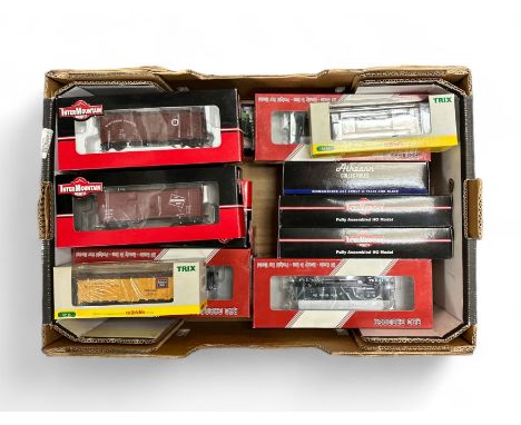 HO gauge American wagon collection, generally excellent in excellent boxes, with Marklin Nos. 24902-11 and 24902-8, Inter Mou