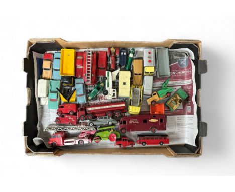 Dinky 1950s onwards unboxed collection, generally excellent to good, with Leyland Octopus Esso Tanker, British Railways Horse