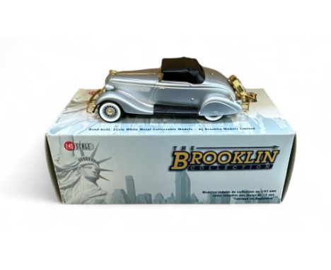 Brooklin 1/43rd scale 1935 Studebaker Commander Roadster silver and gold finish No. BRK93x, C.T.C.S. 2003 Special limited edi