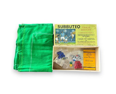Subbuteo 1960s onwards Table Soccer Combination Edition, generally excellent to good plus in good box. Contents unchecked for