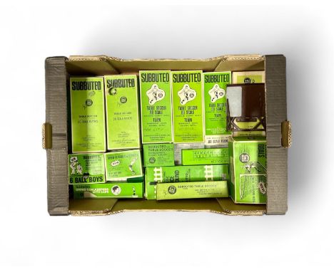 Subbuteo collection, generally good plus to excellent in good plus boxes, with teams (6-handwritten team names on some lids),
