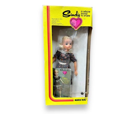 Marx Toys (USA) 1978 Sindy doll, generally excellent (one shoe missing) in good plus to good window box (Cellophane detached)