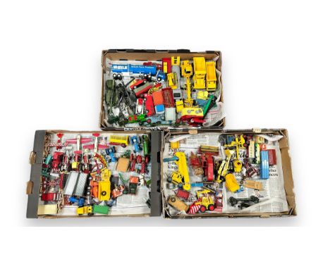 Diecast 1950s onwards unboxed collection, range of Corgi, Dinky, Matchbox, Budgie, Lone Star, etc. generally excellent in exc