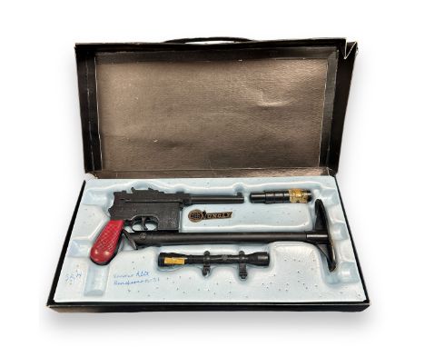 Lone Star The Man From Uncle toy pistol set, generally good plus (some Sellotape and Dyno labels applied) in good plus black 