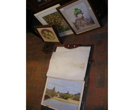 A large quantity of artwork by J R TOWNSEND - including three framed  CONDITION REPORT We have attached a number of additiona