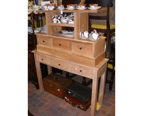 A contemporary tv unit and matching console table 