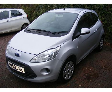 FROM AN ESTATE - A Ford KA Edge, 3 door hatchback, petrol car, 1242cc in silver - Reg. No. HW63 LMK - First Registered 04.01.