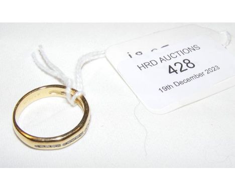 An 18ct diamond mounted ring